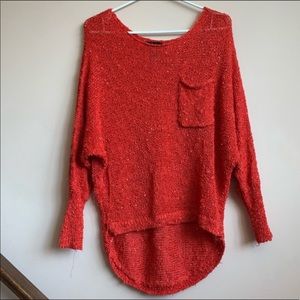 Oversized Red Sweater